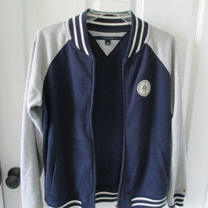 Fleece bomber jacket